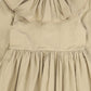 THE MIDDLE DAUGHTER BEIGE RUFFLE CAPE DRESS