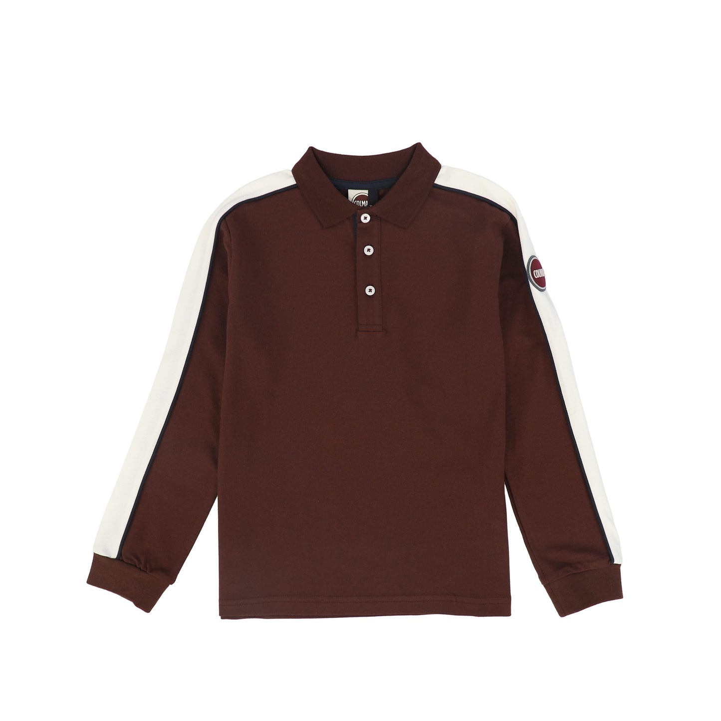 COLMAR BRICK CONTRAST STRIPED POLO SHIRT