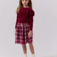 COTTIER PINK PLAID SKIRT
