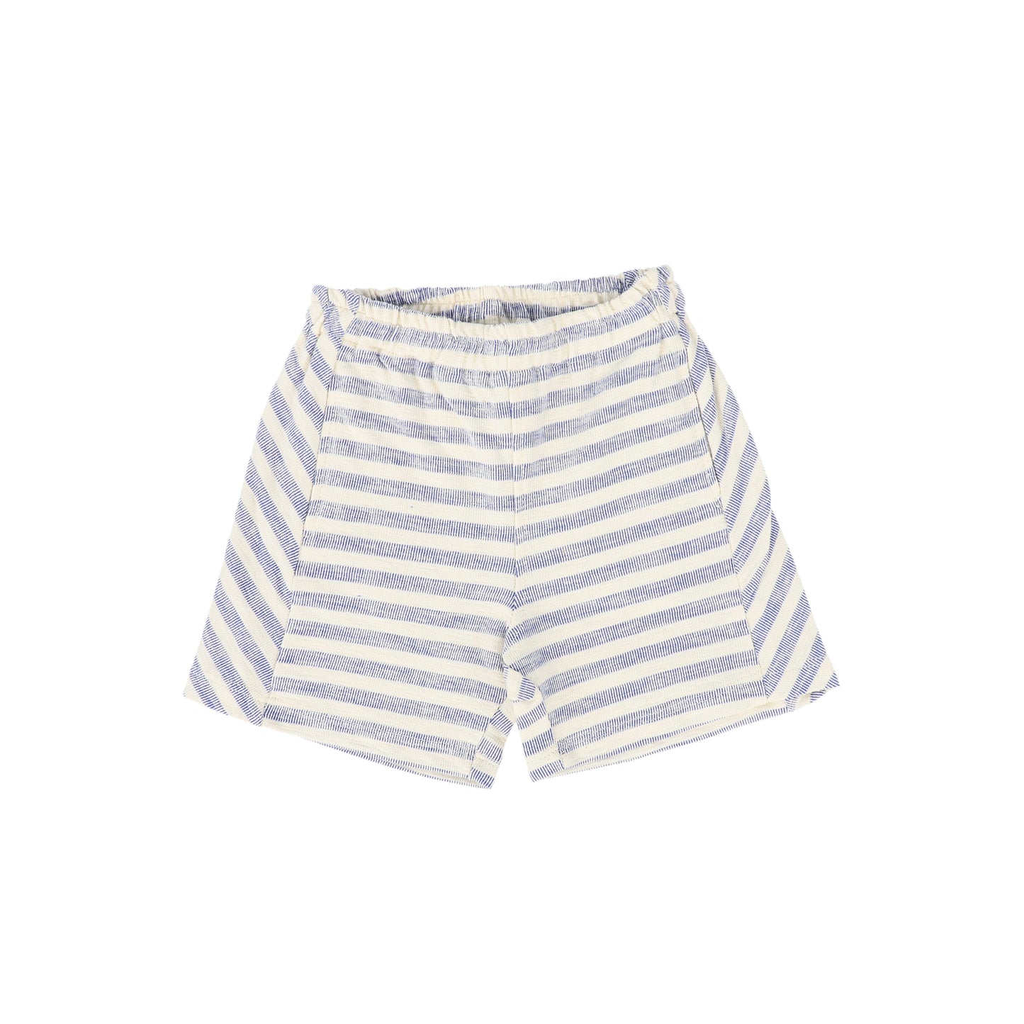 MY LITTE COZMO BLUE/ECRU STRIPED SHORTS