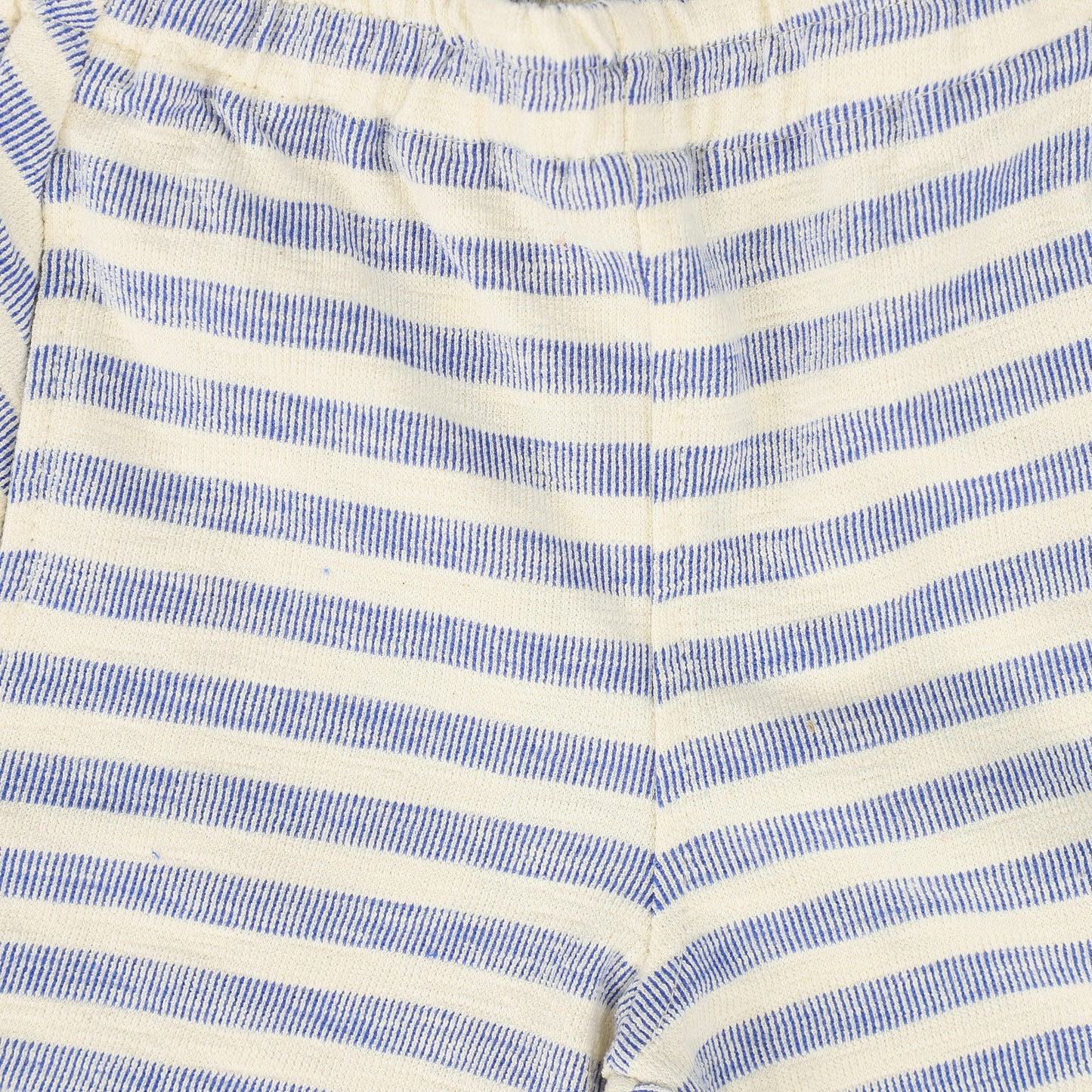 MY LITTE COZMO BLUE/ECRU STRIPED SHORTS