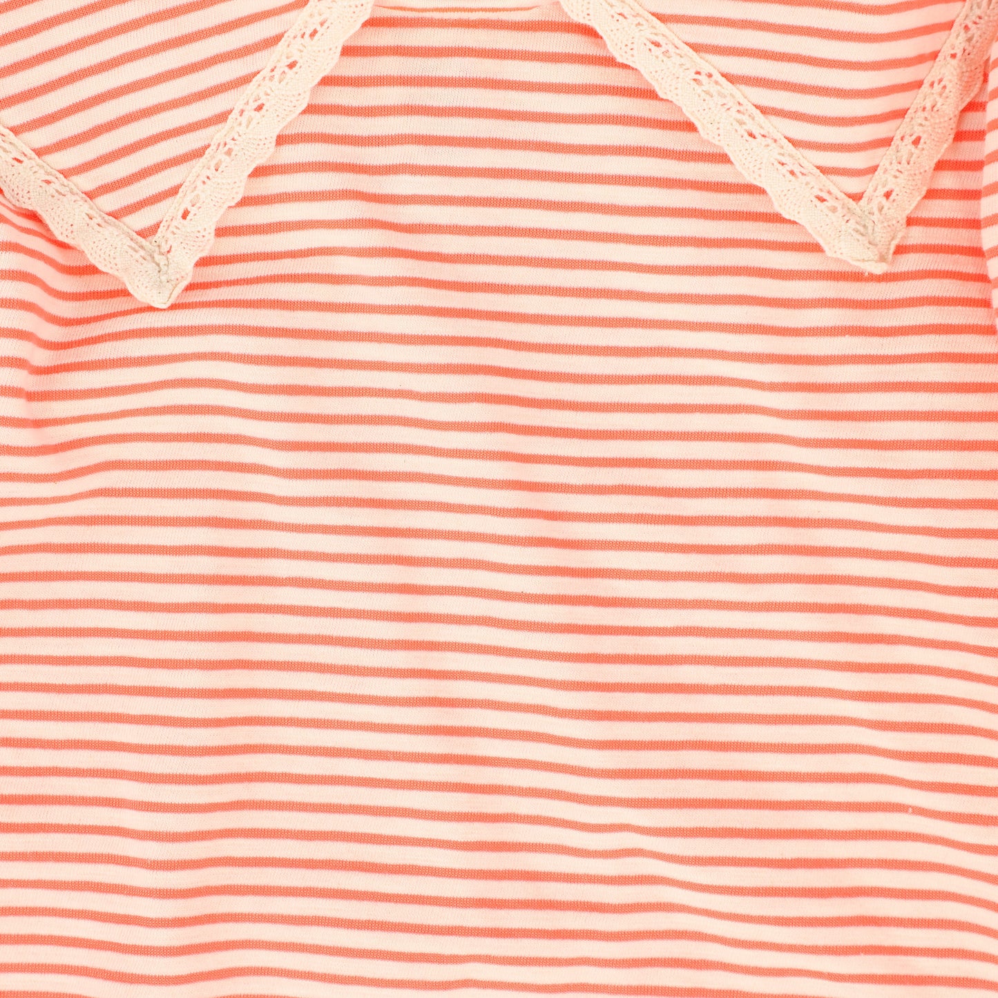 MY LITTLE COZMO CORAL STRIPED COLLAR SHIRT