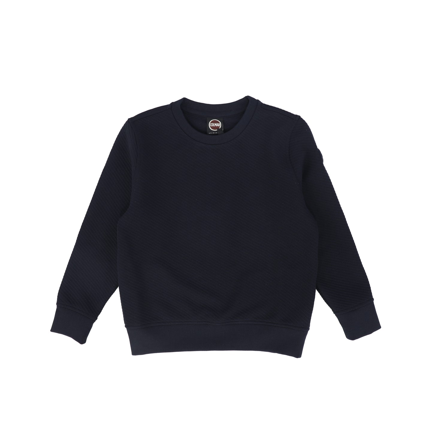COLMAR NAVY TEXTURED CREWNECK SWEATSHIRT