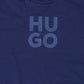 HUGO DEEP BLUE LOGO T-SHIRT