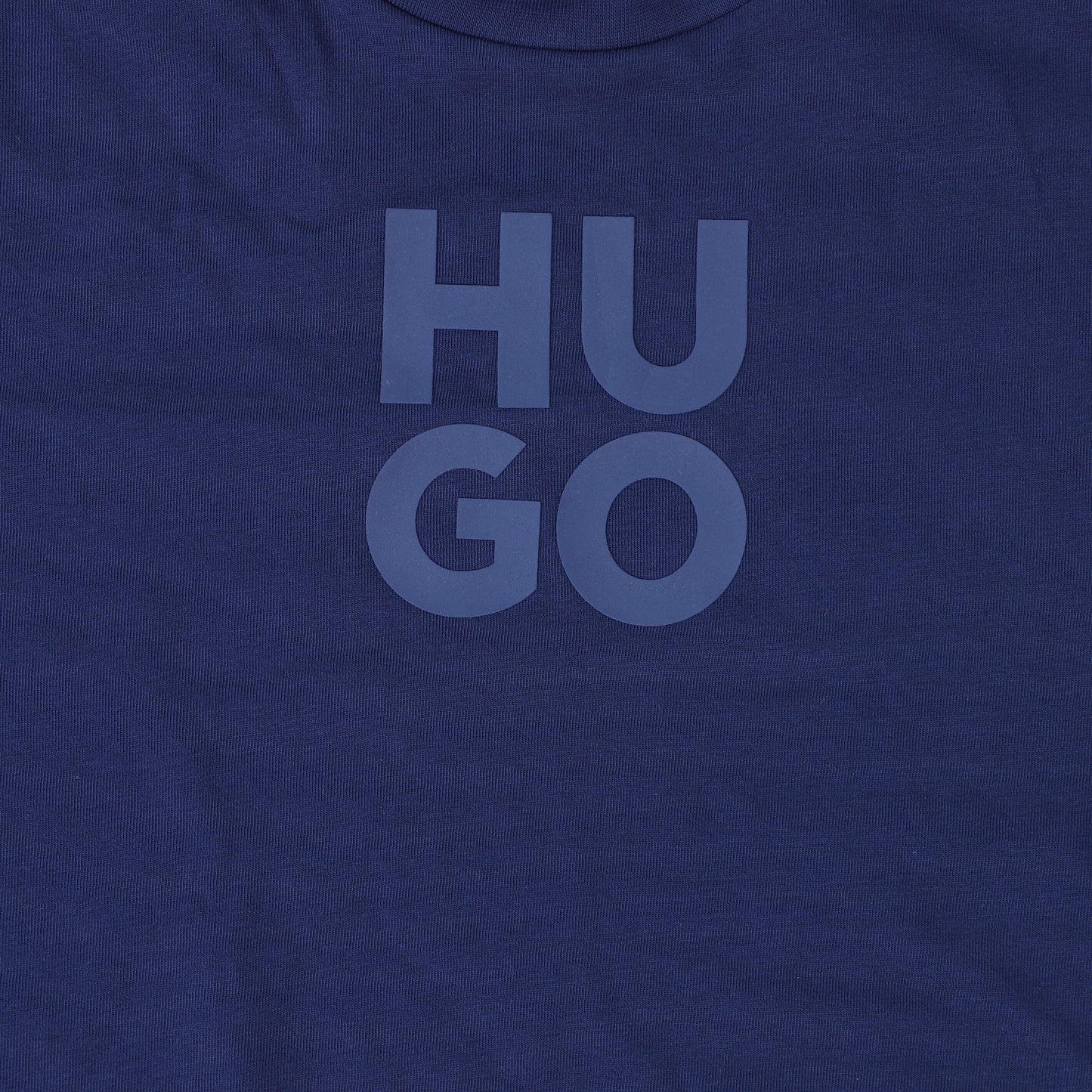 HUGO DEEP BLUE LOGO T-SHIRT