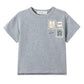 LIMONANA GREY WASH STAMP T-SHIRT