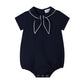 LIMONANA NAVY SAILOR TIE ROMPER