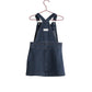PLEASE MOM BLUE DENIM POCKET OVERALL DRESS