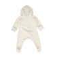 1 + IN THE FAMILY ECRU BUTTON DOWN JUMPSUIT