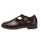 TANNERY & CO CHOCOLATE EYELET T-STRAP SHOE