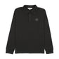 3 BUTTONS BLACK CLASSIC POLO
