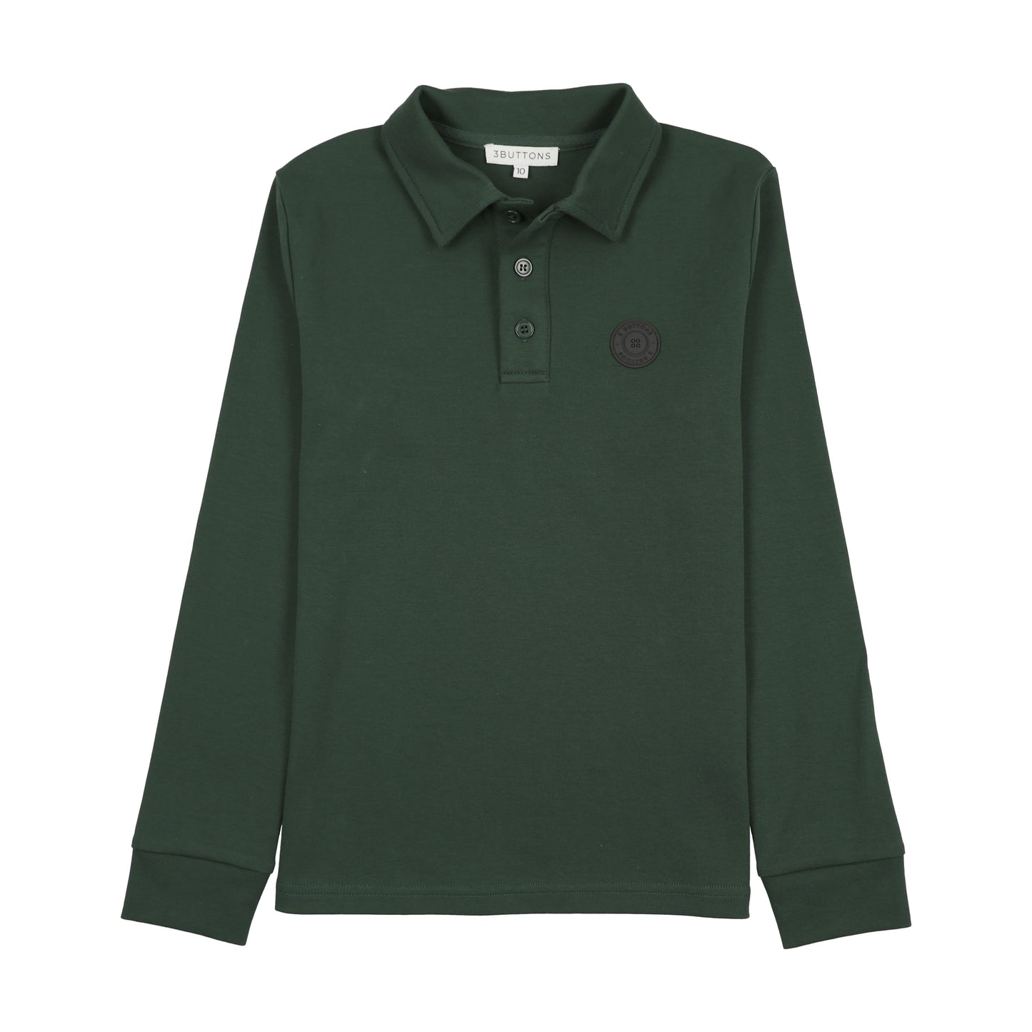 3 BUTTONS GREEN CLASSIC POLO