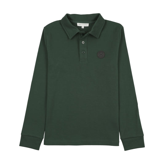 3 BUTTONS GREEN CLASSIC POLO