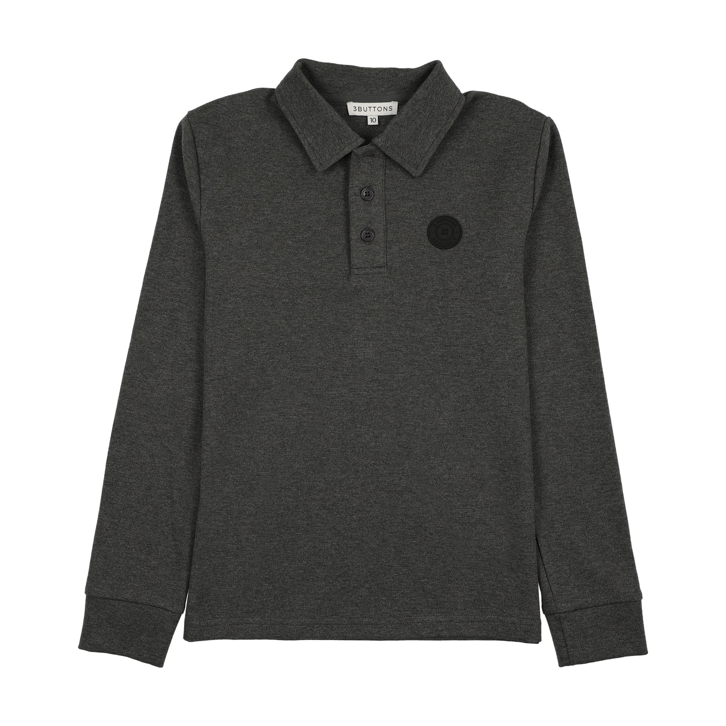 3 BUTTONS GREY CLASSIC POLO