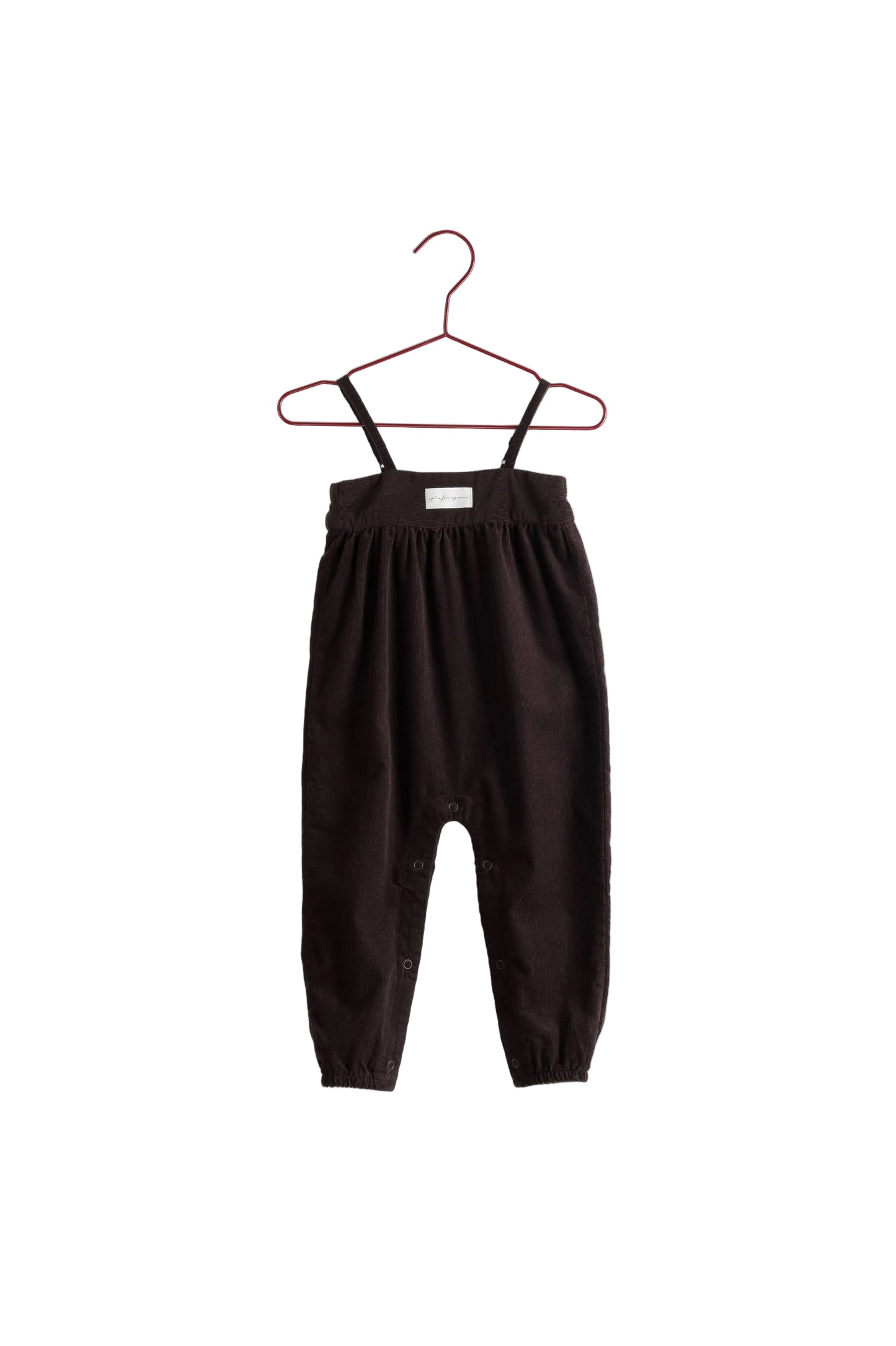 PLEASE MOM BROWN CORDUROY ROMPER