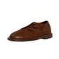 TANNERY & CO BROWN LEATHER BUTTON SHOE