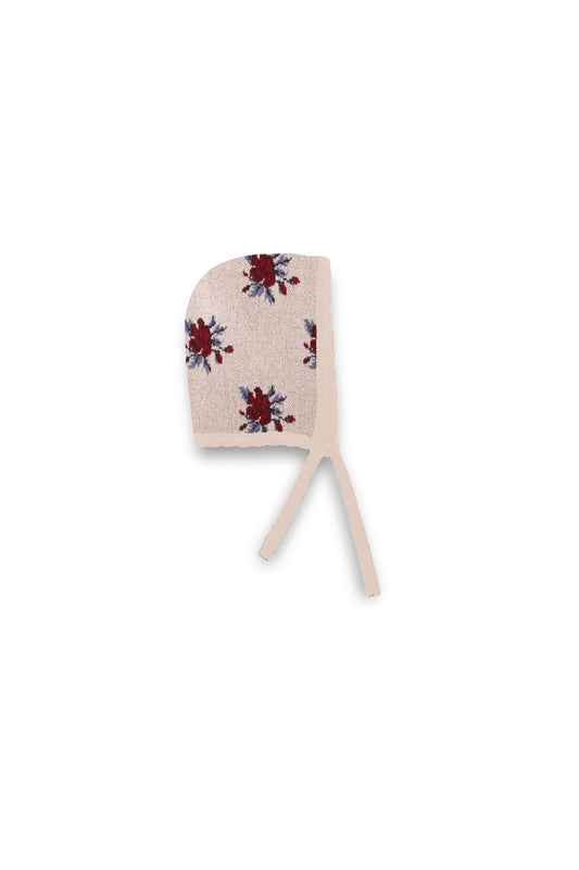 BIRINIT PETIT BLUSH PRINT KNIT BONNET