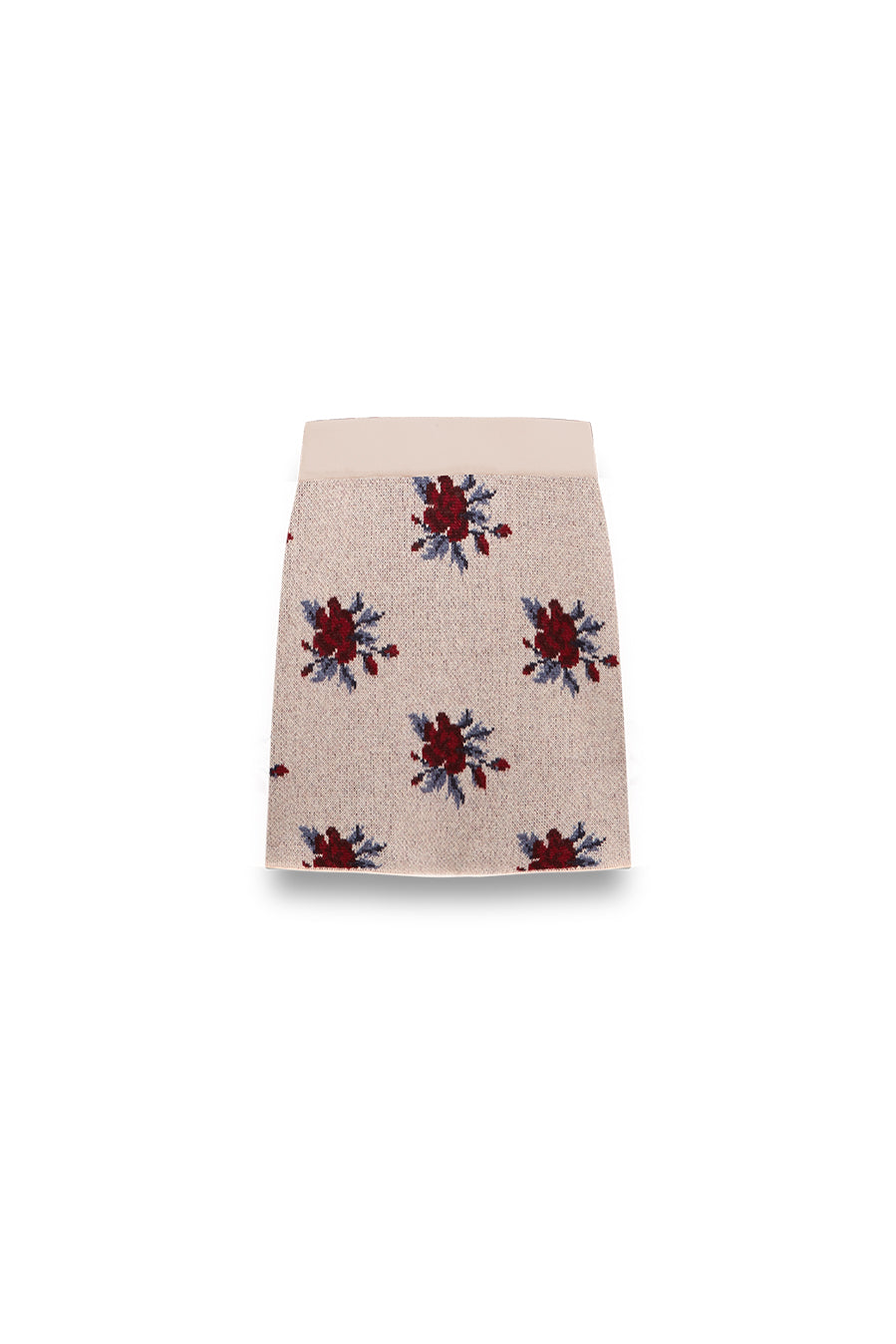 BIRINIT PETIT BLUSH PRINT KNIT SKIRT