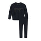 HARPER JAMES NAVY HORSE PATCH KNIT SWEATER SET