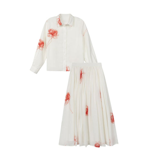 TUSTELLO IVORY ROSE SKETCH SET