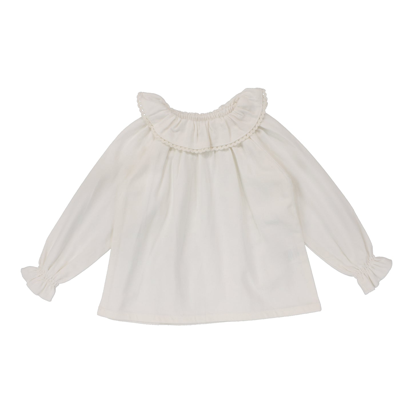 ANALOGIE WINTER WHITE RUFFLE COLLAR SHIRT [FINAL SALE]