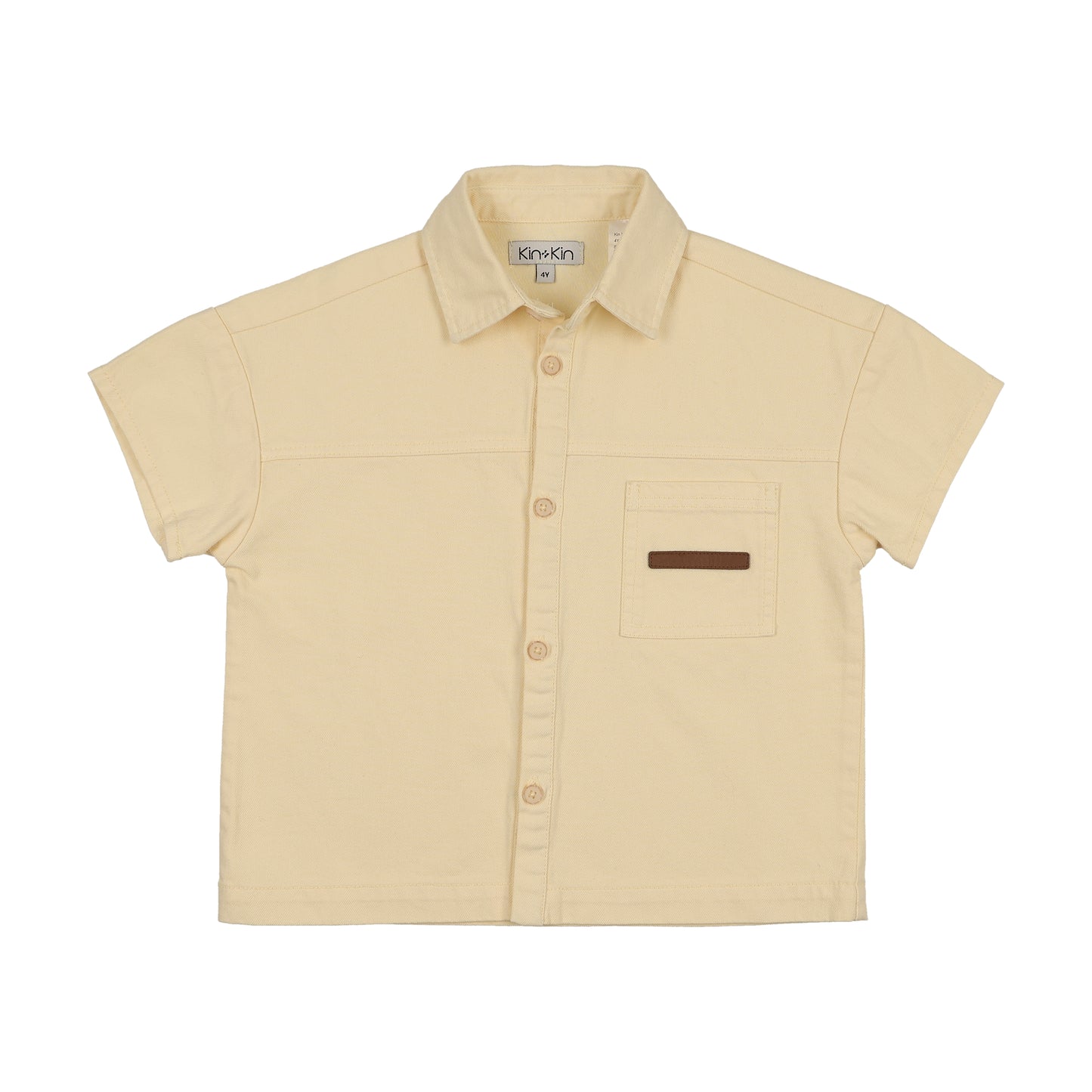 KIN & KIN YELLOW DENIM BOXY SHIRT