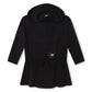 DKNY BLACK WAISTED HOODED DRESS [Final Sale]