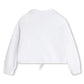 DKNY WHITE DRAW STRING LOGO SWEATSHIRT [FINAL SALE]