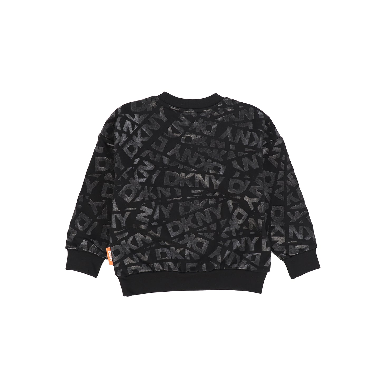 DKNY BLACK LOGO PRINTED SWEATSHIRT [FINAL SALE]