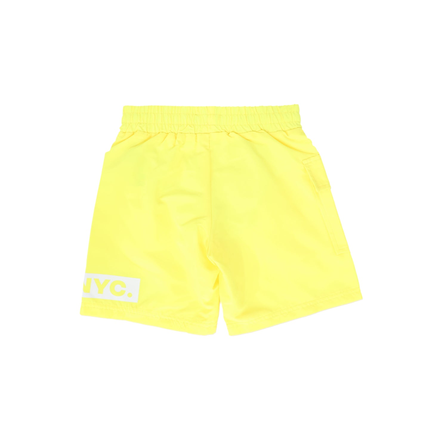 DKNY YELLOW LOGO SWIM TRUNKS