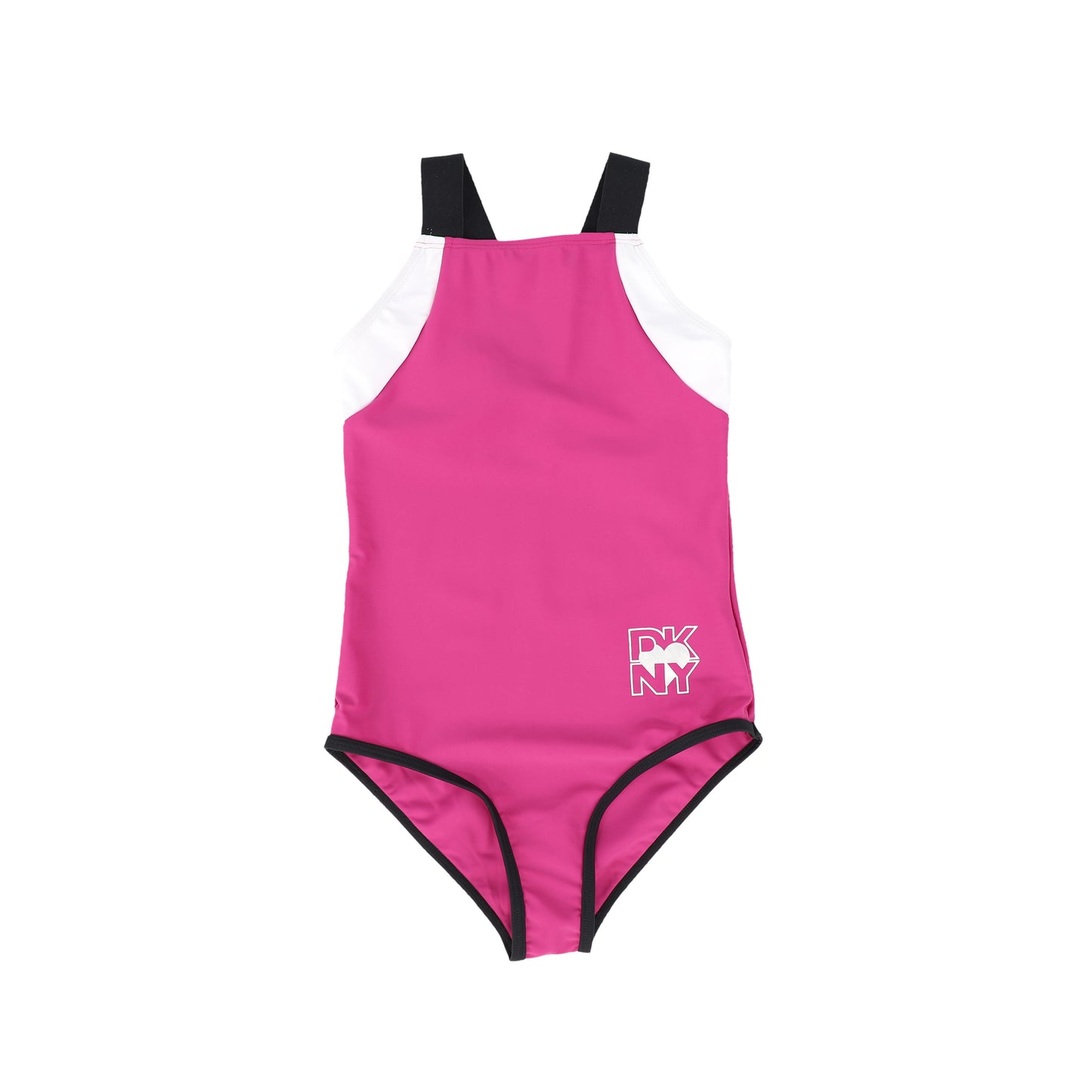 DKNY PINK TRIM SWIMSUIT