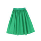 DKNY GREEN WAISTED MIDI SKIRT