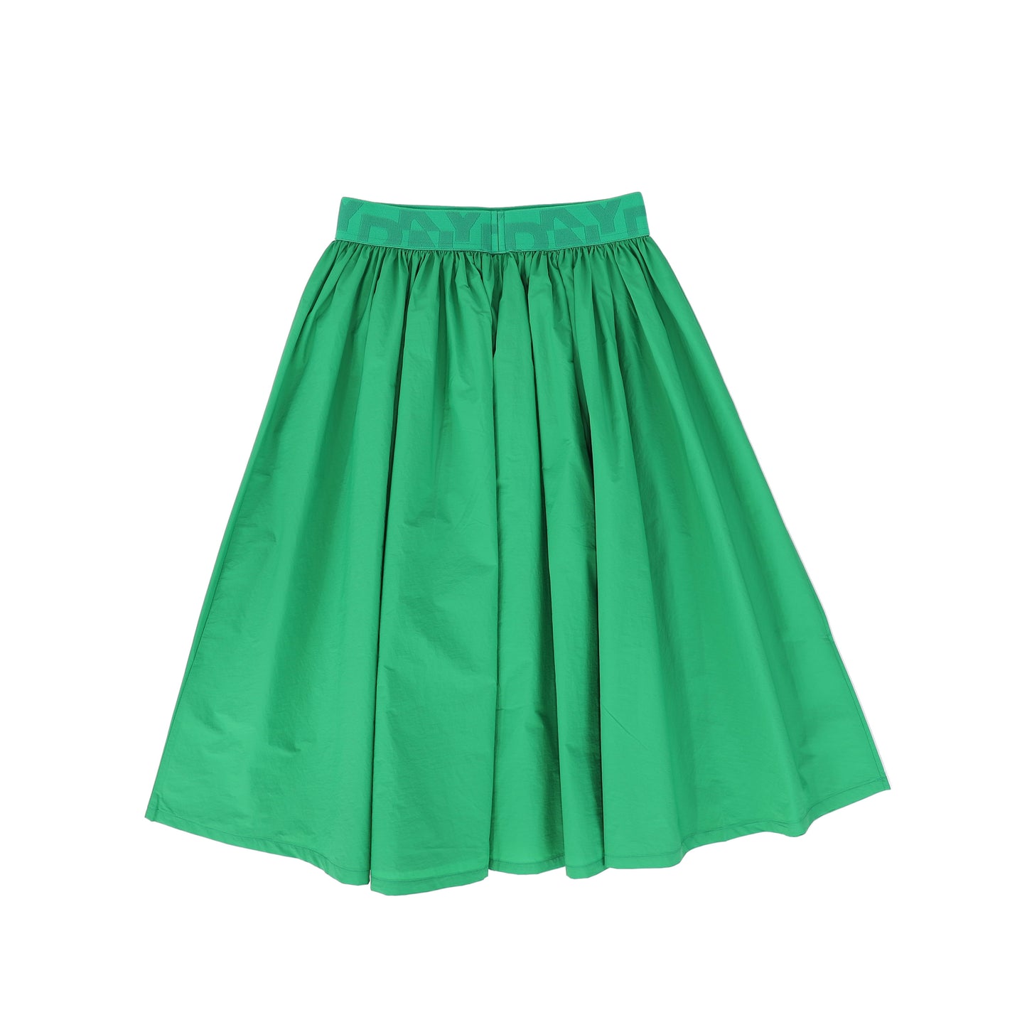 DKNY GREEN WAISTED MIDI SKIRT