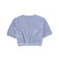 DKNY BLUE METALLIC CIRCLE SWEATSHIRT