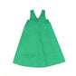 DKNY GREEN V NECK PLEAT JUMPER