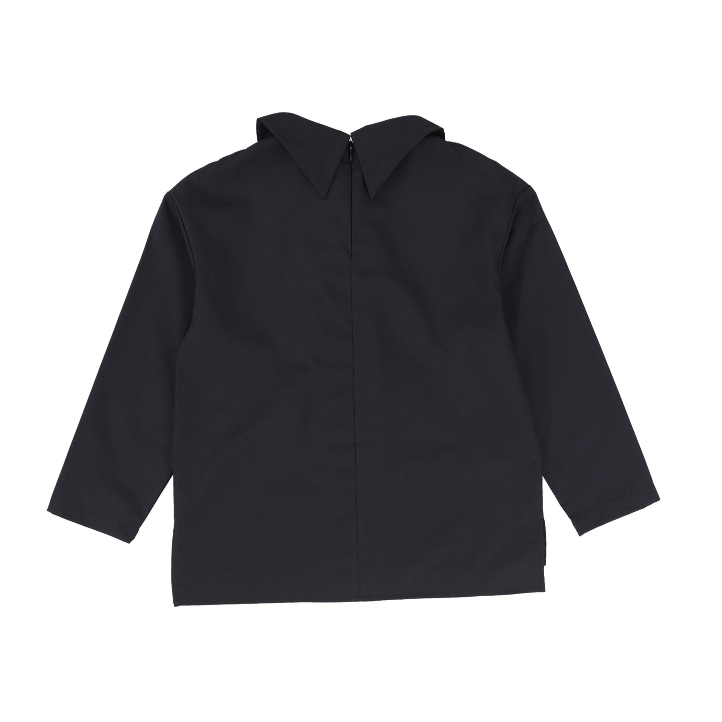 BE FOR ALL DARK NAVY COLLARED TOP [Final Sale]