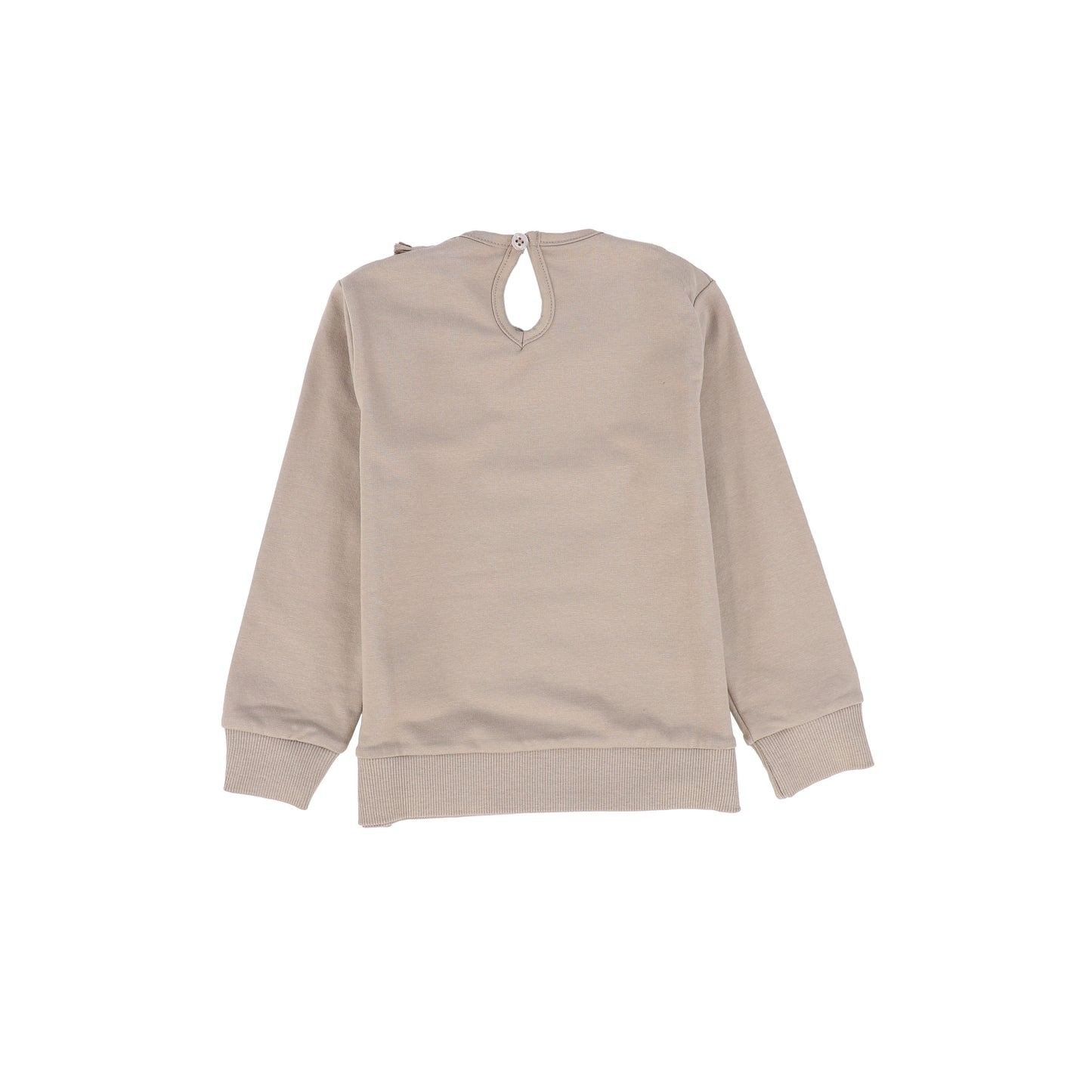 STYLE LABELS TAUPE COLLAR SWEATSHIRT [FINAL SALE]