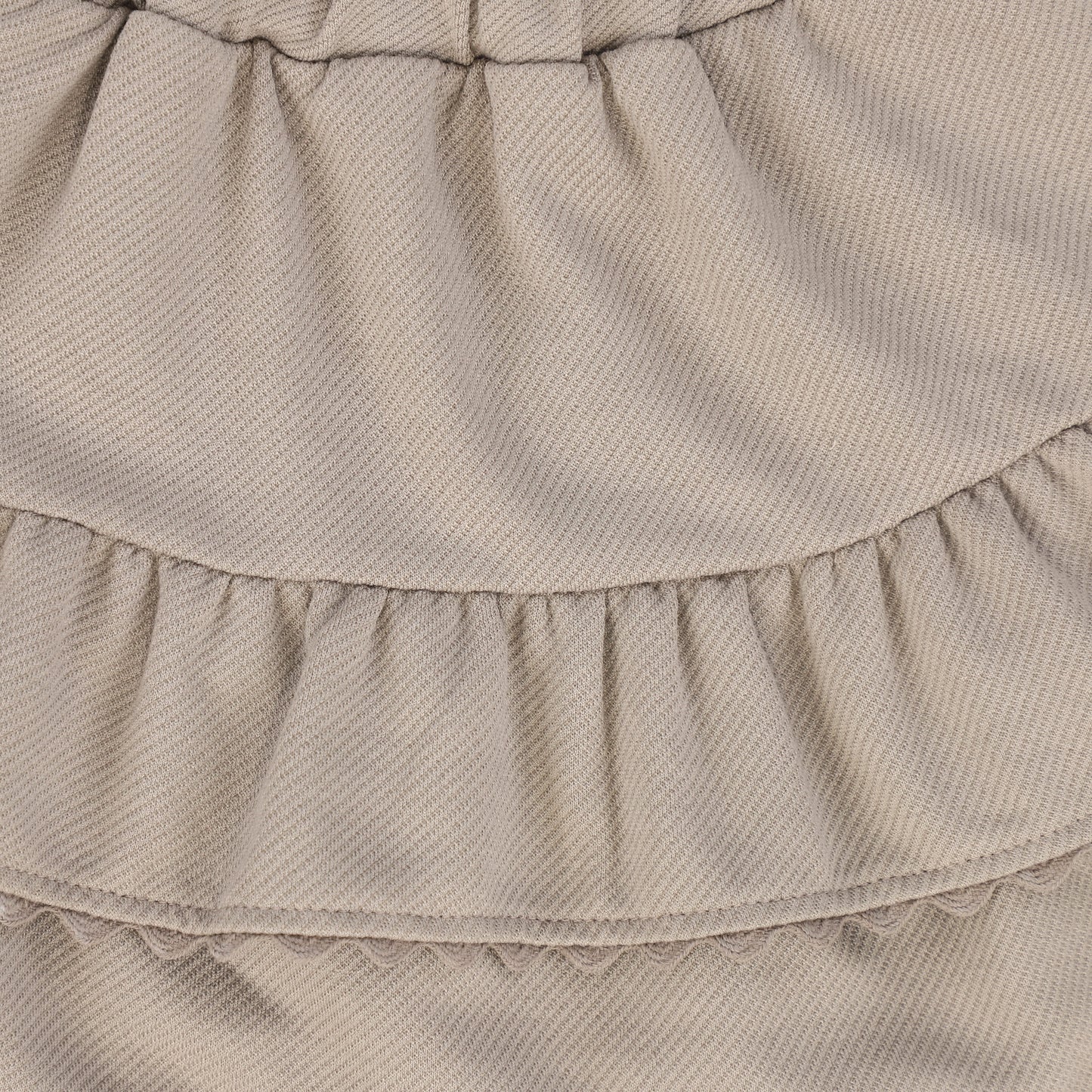 STYLE LABELS TAUPE LAYERED SKIRT [FINAL SALE]