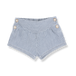 1+ IN THE FAMILY BLUE STRIPED BUTTON SHORTS