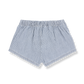 1+ IN THE FAMILY BLUE STRIPED BUTTON SHORTS