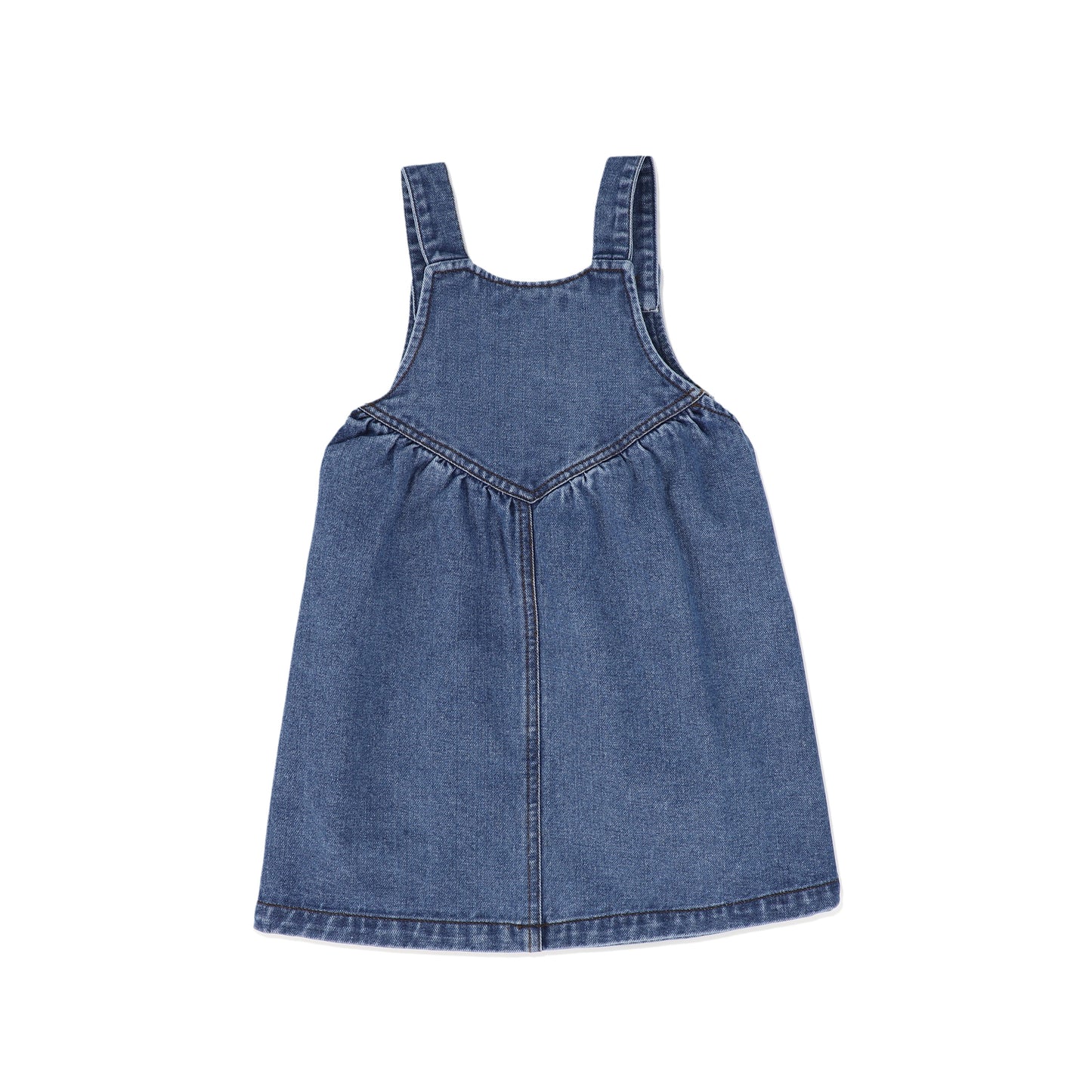 RETRO KID MID BLUE DENIM LOGO JUMPER