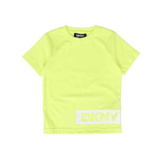 DKNY YELLOW LOGO SS TEE