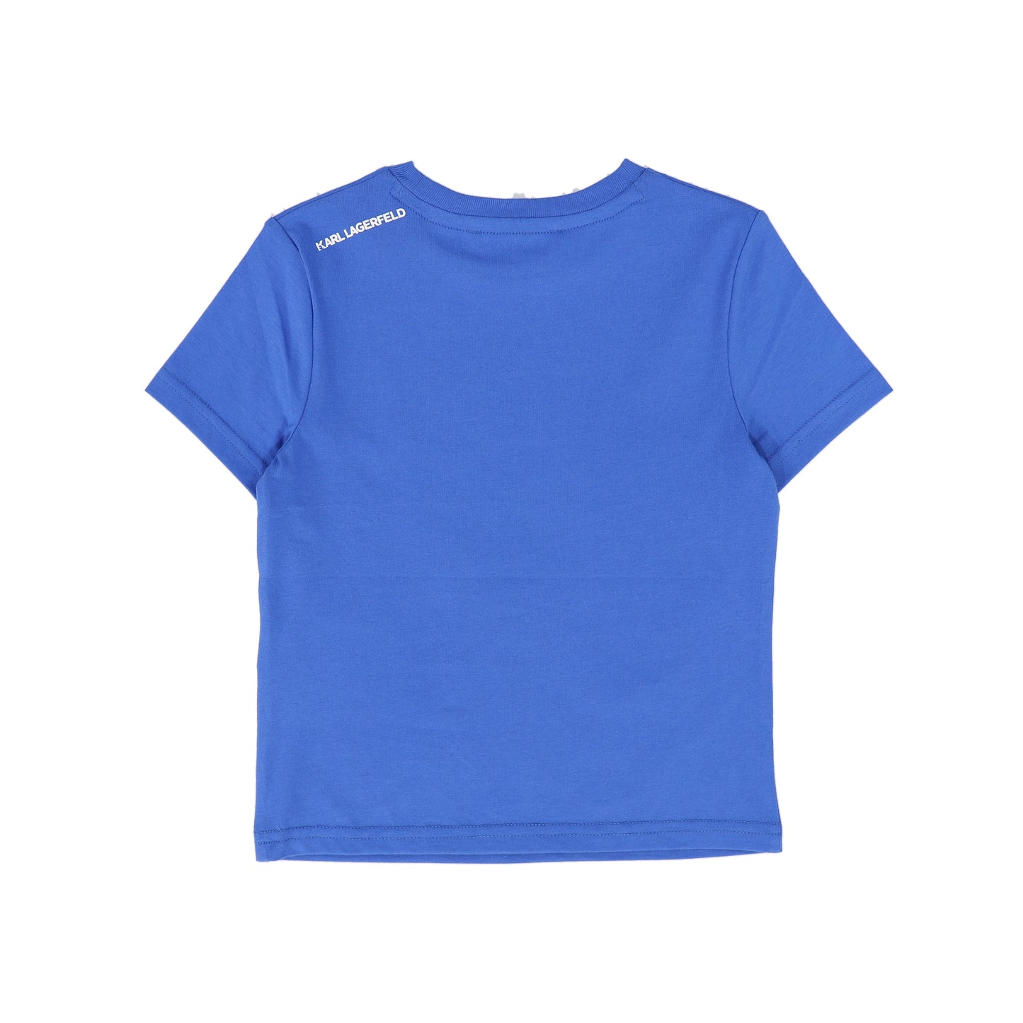 KARL LAGERFELD BLUE LOGO T-SHIRT