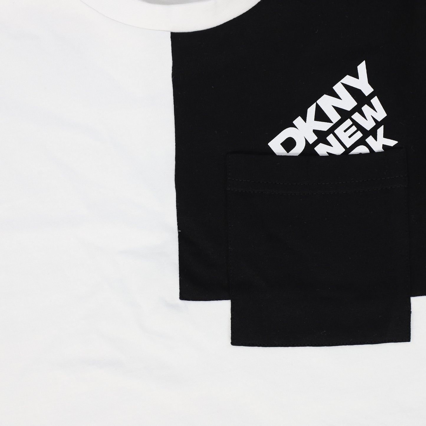 DKNY BLACK/WHITE LOGO T-SHIRT