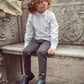 COCO BLANC DARK GREY PONTE PANTS