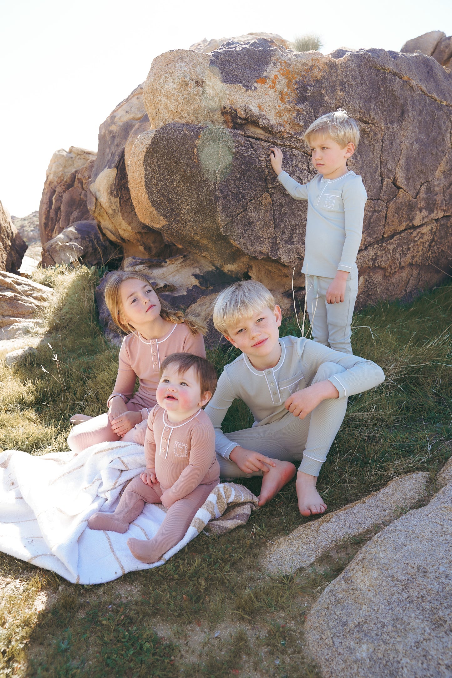 COCO BLANC SAGE GREEN HENLEY FOOTIE