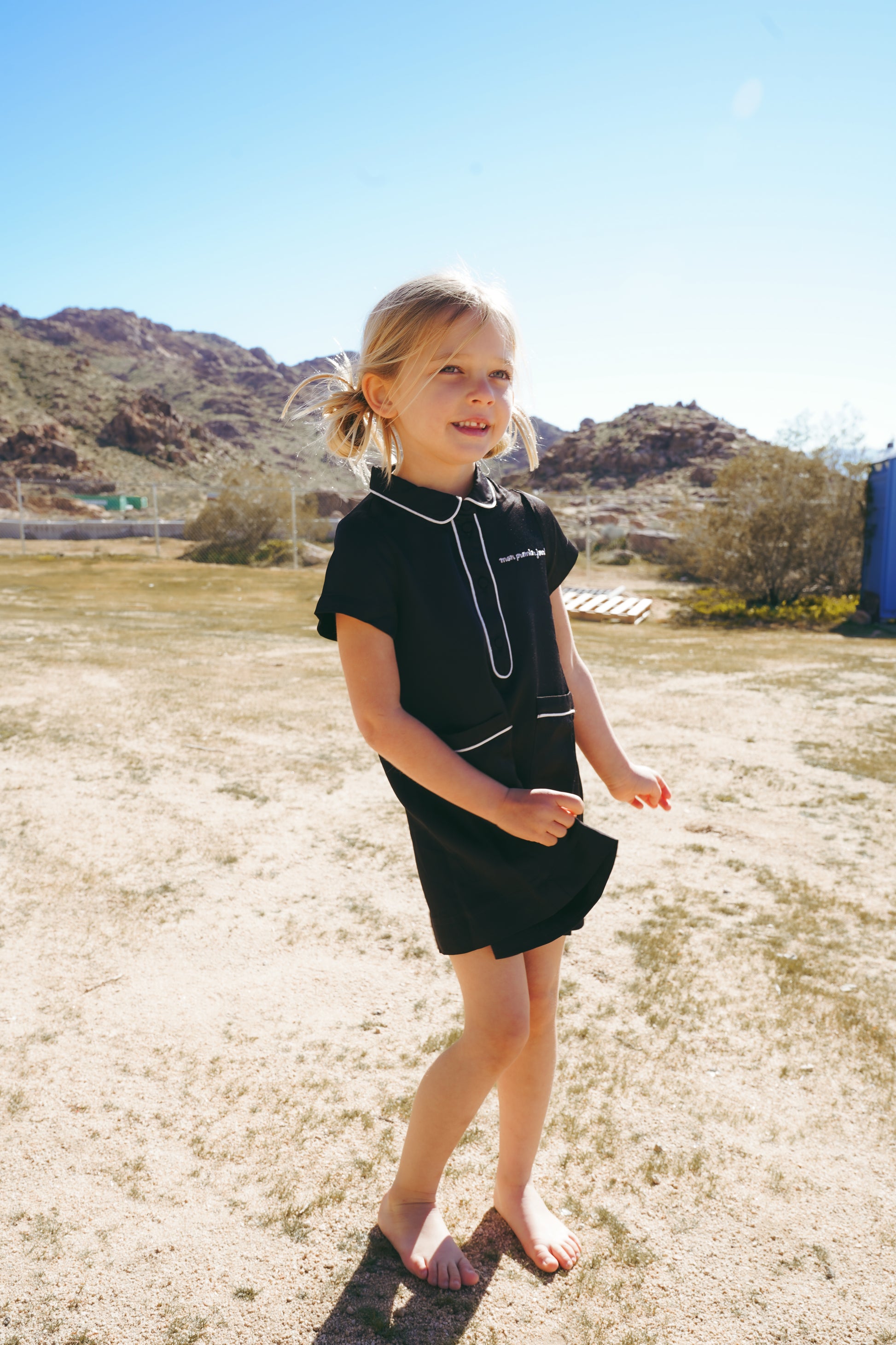 coco blanc black taffeta dress Coco Blanc Black Smocked Robe