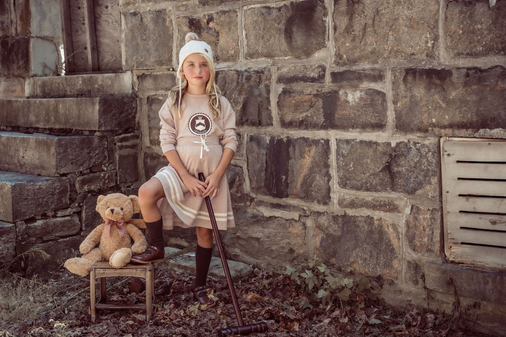 COCO BLANC BLUSH MARLED PLEATED SKIRT [FINAL SALE] – Luibelle