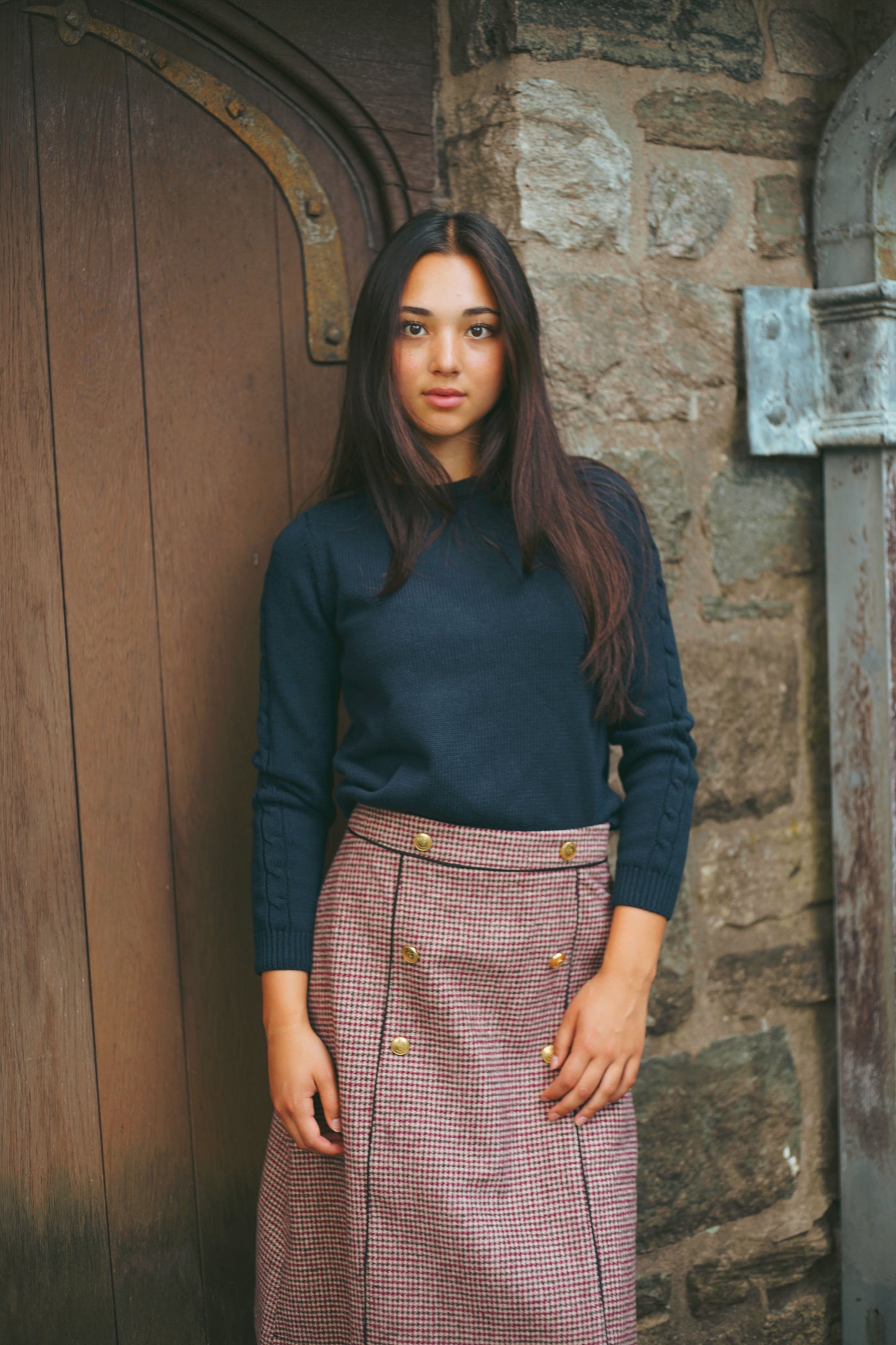 URBAN EDGE NAVY CHUNKY KNIT SWEATER