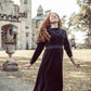 COCO BLANC BLACK VELOUR MAXI DRESS